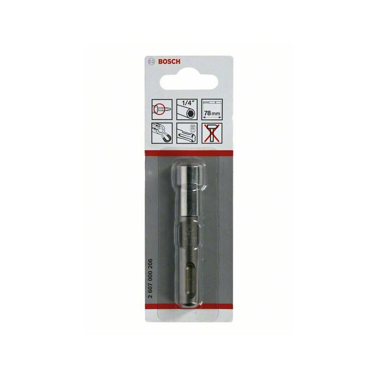 Bosch Universalhalter, mit SDS plus-Aufnahmeschaft, 1/4 Zoll, 78 mm, 11 mm (2 607 000 206), image _ab__is.image_number.default