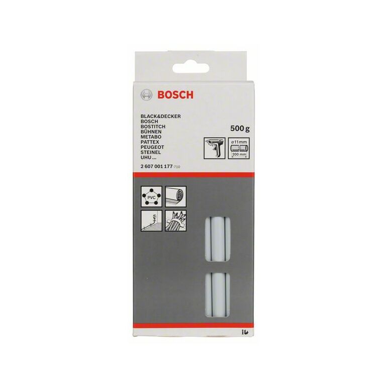 Bosch Schmelzkleber, 11 x 200 mm, 500 g, grau (2 607 001 177), image 