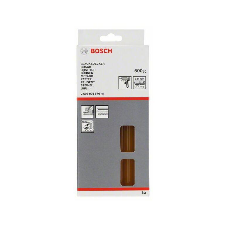 Bosch Schmelzkleber, 11 x 200 mm, 500 g, gelb (2 607 001 176), image 
