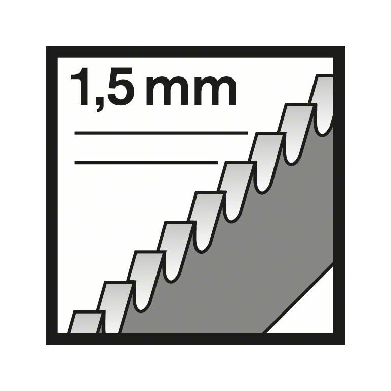 Bosch Stichsägeblatt T 118 EOF Flexible for Metal, 5er-Pack (2 608 634 237), image _ab__is.image_number.default