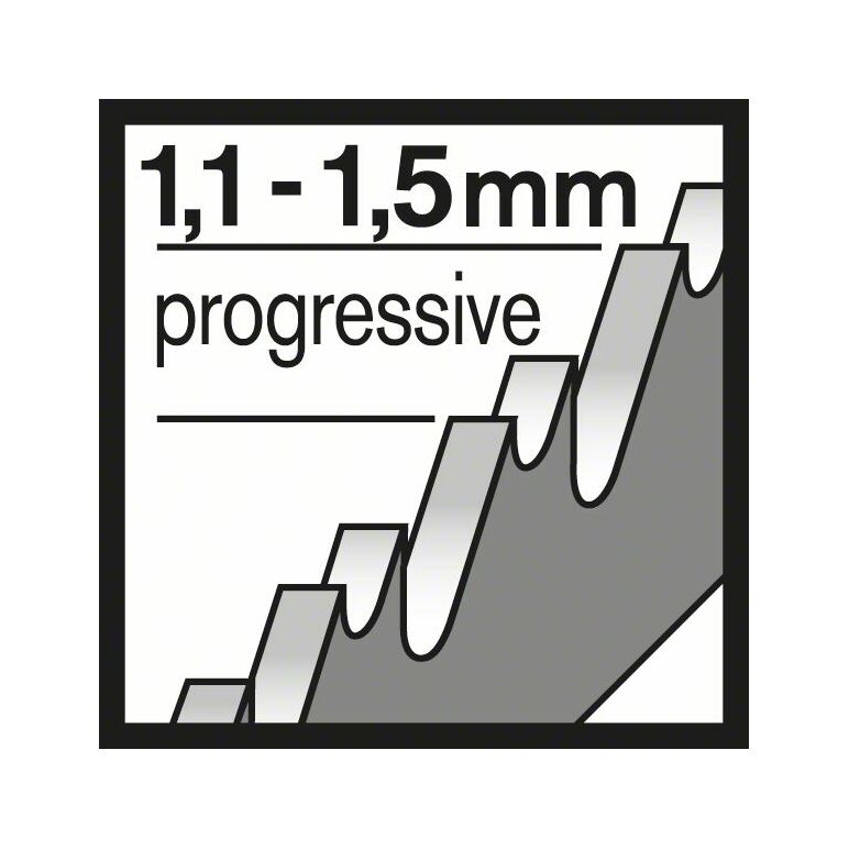 Bosch Stichsägeblatt T 118 A Basic for Metal, 100er-Pack (2 608 631 964), image _ab__is.image_number.default