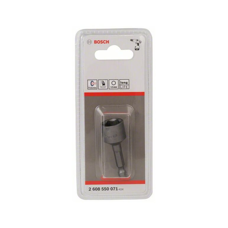 Bosch Steckschlüssel, 50 x 13 mm, M 8, mit Magnet (2 608 550 071), image 