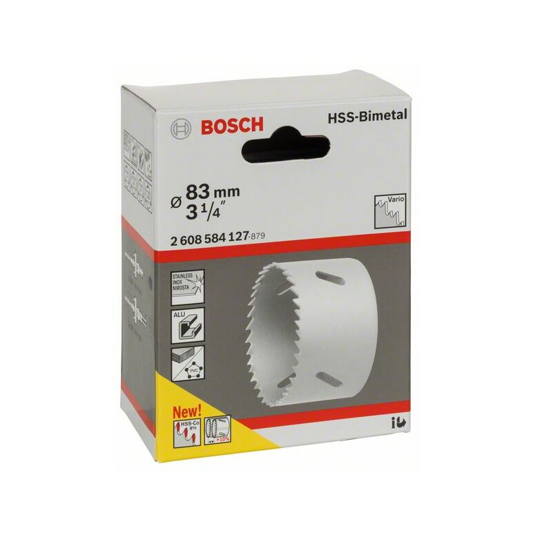 Bosch Lochsäge HSS-Bimetall für Standardadapter, 83 mm, 3 1/4 Zoll (2 608 584 127), image _ab__is.image_number.default