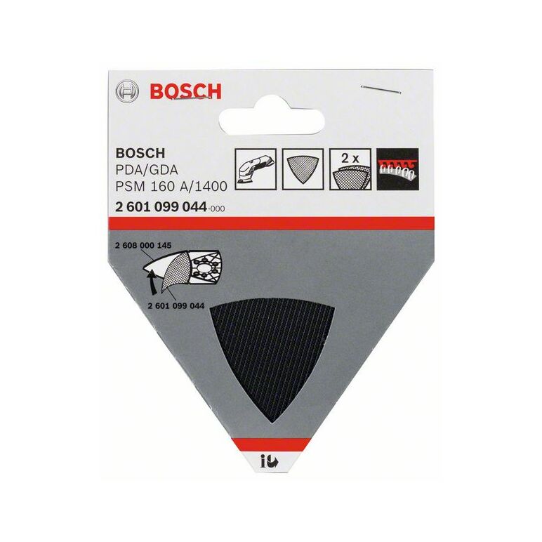 Bosch Klettgewebeersatz für Lamellenschleifvorsatz, 2er-Pack (2 601 099 044), image 
