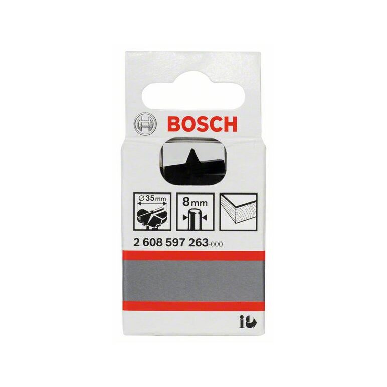 Bosch Scharnierlochbohrer ohne Hartmetallschneiden, 35 x 56 mm, d 8 mm (2 608 597 263), image _ab__is.image_number.default
