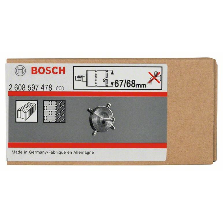 Bosch Zentrierkreuz für Trockenbohrkronen und Dosensenker, 68 mm (2 608 597 478), image 