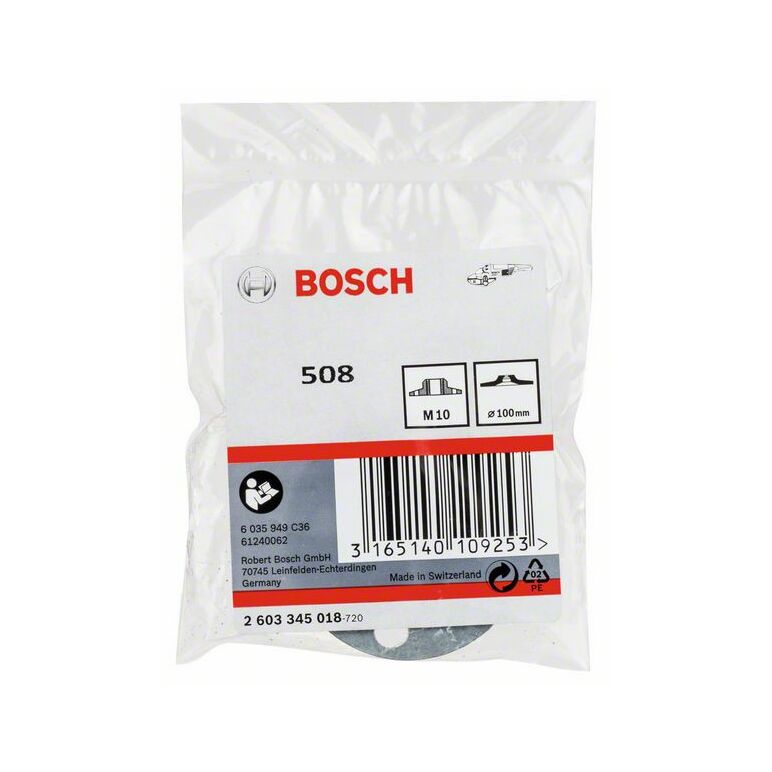 Bosch Rundmutter mit Flanschgewinde M 10, Durchmesser: 100 mm (2 603 345 018), image 