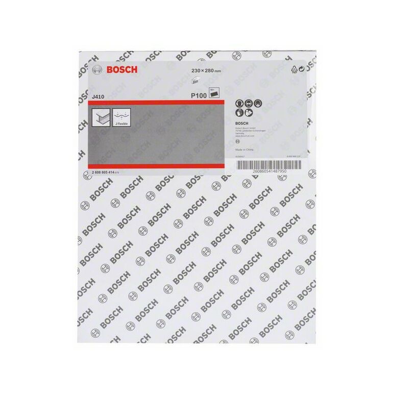 Bosch Schleifblatt J410, Standard for Metal, 230 x 280 mm, 100, ungelocht (2 608 605 414), image _ab__is.image_number.default