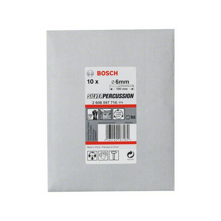 Bosch Betonbohrer CYL-3, 6 x 60 x 100 mm, d 5,5 mm, 10er-Pack (2 608 597 716), image _ab__is.image_number.default