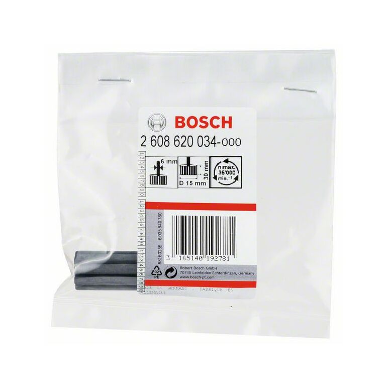 Bosch Aufnahmeschaft für Schleifhülsen, 15 mm, 30 mm, für Geradschleifer (2 608 620 034), image 