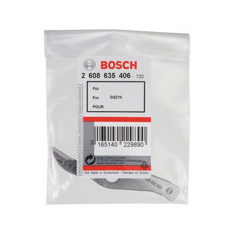 Bosch 2 608 635 406 Messer gerade bis 1,6 mm, image 