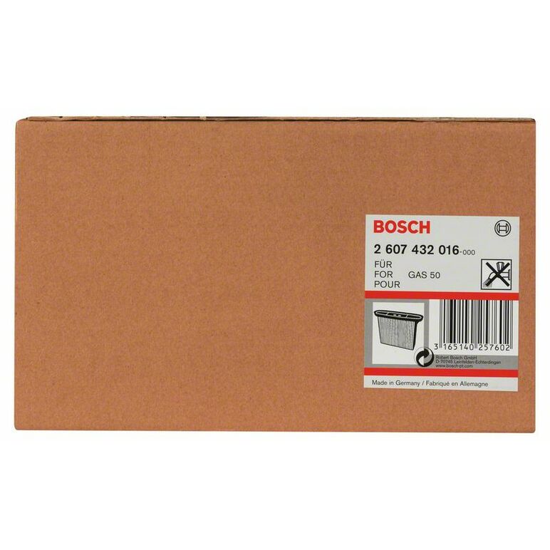 Bosch Zellulose-Faltenfilter, 8600 cm², 257 x 69 x 187 mm (2 607 432 016), image _ab__is.image_number.default