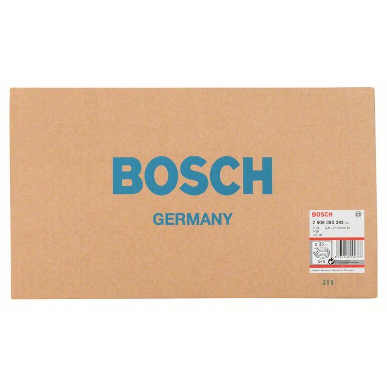 Bosch Schlauch für Bosch-Sauger, 5 m, 35 mm, mit Bajonettverschluss (2 609 390 393), image 