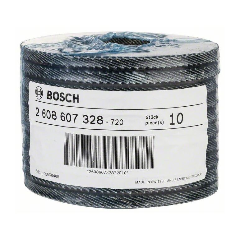 Bosch Fächerschleifscheibe X571 Best for Metal, gerade, 125 mm, 80, Glasgewebe (2 608 607 328), image _ab__is.image_number.default