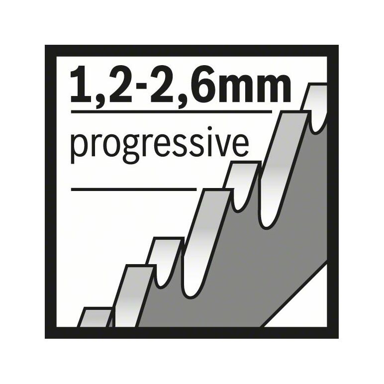 Bosch Stichsägeblatt T 123 XF Progressor for Metal, 100er-Pack (2 608 638 700), image _ab__is.image_number.default