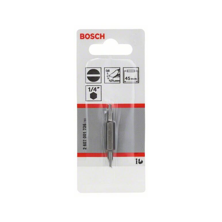 Bosch Doppelklingenbit, S0, 6 x 4,0, S0, 6 x 4,0, 45 mm (2 607 001 736), image _ab__is.image_number.default