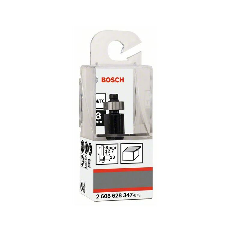 Bosch Bündigfräser Standard for Wood, 8 mm, D1 12,7 mm, L 13 mm, G 56 mm (2 608 628 347), image 