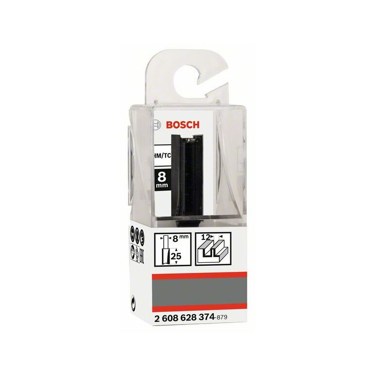 Bosch Nutfräser Standard for Wood, 8 mm, D1 12 mm, L 32 mm, G 62 mm (2 608 628 374), image 