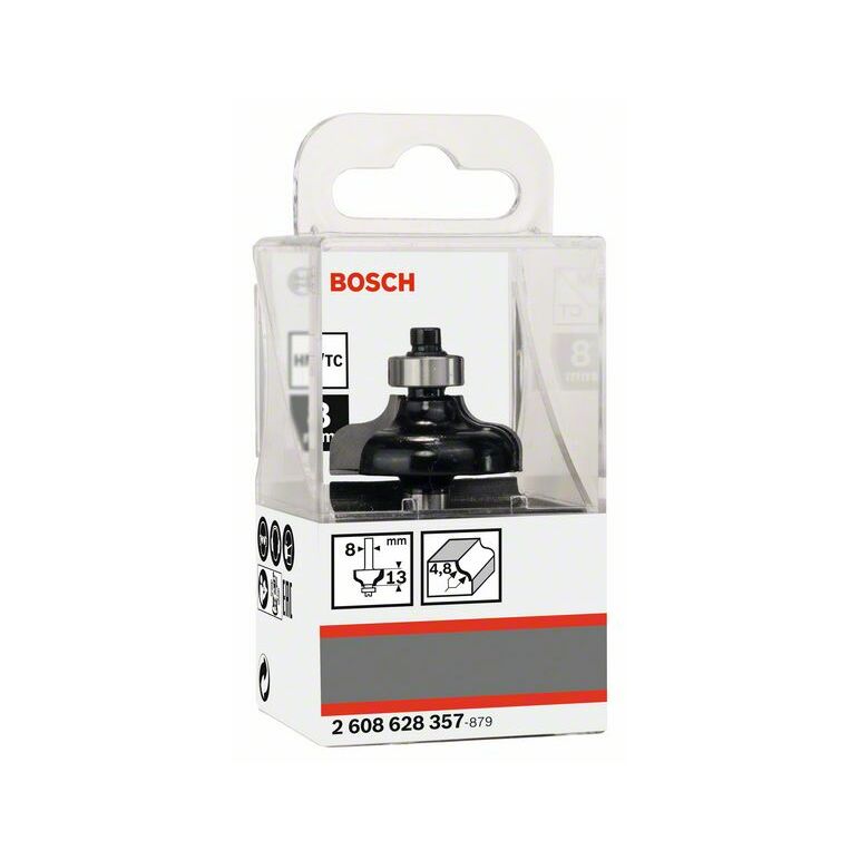 Bosch Profilfräser G, 8 mm, R1 4,8 mm, D 31,8 mm, L 12,4 mm, G 54 mm (2 608 628 357), image _ab__is.image_number.default
