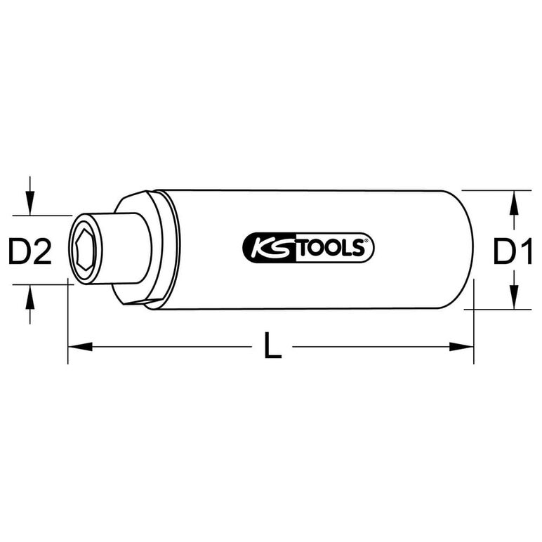 KS Tools 1/4" + 3/8" Festeingestellter Drehmomentbegrenzer mit Kugelarretierung 0,5-5Nm, image _ab__is.image_number.default