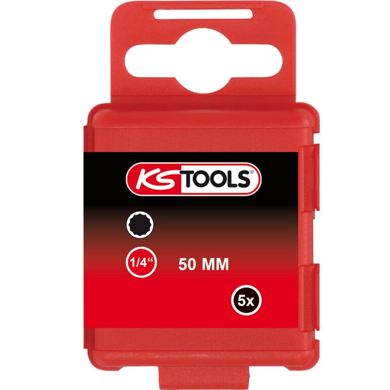 KS Tools 1/4" Bit XZN, 50mm, M3, 5er Pack, image 