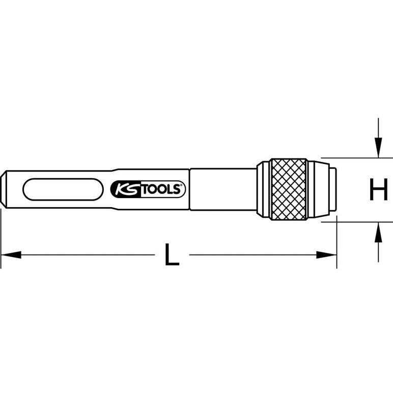 KS Tools 1/4" Magnetischer Schnellwechsel-Bithalter, 78mm, image _ab__is.image_number.default