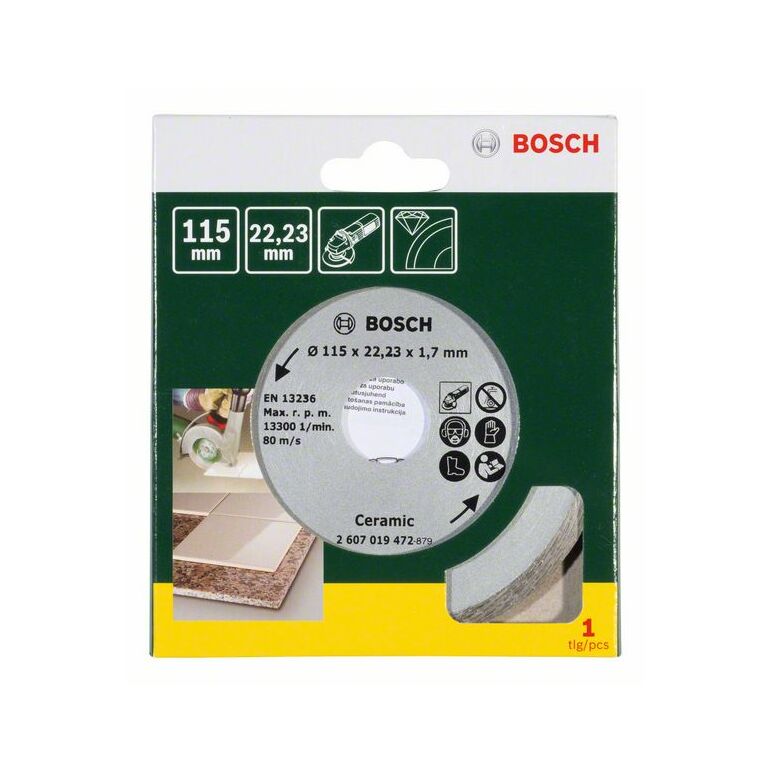 Bosch Diamanttrennscheibe für Fliesen, Durchmesser: 115 mm (2 607 019 472), image _ab__is.image_number.default