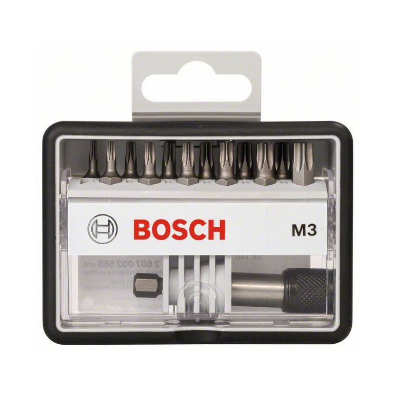 Bosch Schrauberbit-Set Robust Line M Extra-Hart, 12 + 1-teilig, 25 mm, Torx (2 607 002 565), image _ab__is.image_number.default