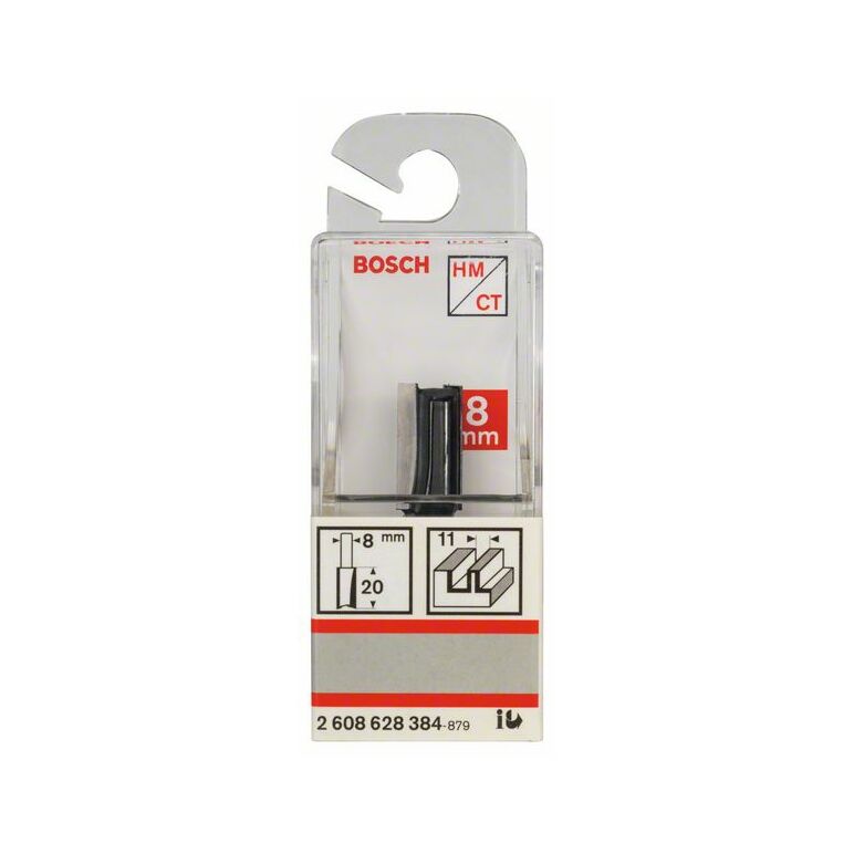 Bosch Nutfräser Standard for Wood, 8 mm, D1 11 mm, L 20 mm, G 51 mm (2 608 628 384), image 