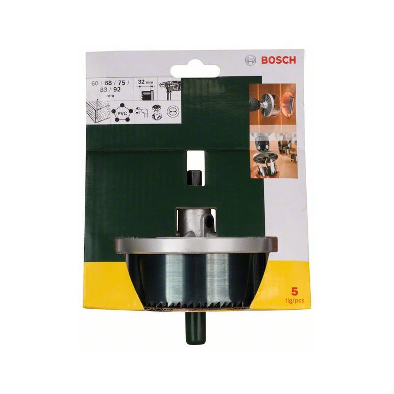 Bosch Lochsägen-Set, 5-teilig, Durchmesser: 60 - 92 mm (2 607 019 451), image 