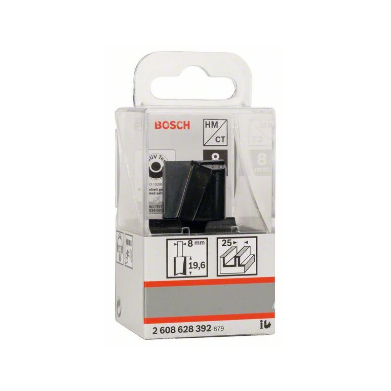 Bosch Nutfräser Standard for Wood, 8 mm, D1 25 mm, L 20 mm, G 51 mm (2 608 628 392), image 