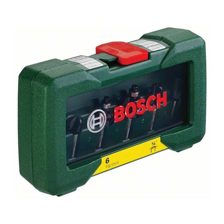 Bosch HM-Fräser-Set mit 1/4 Schaft, 6-teilig (2 607 019 462), image 