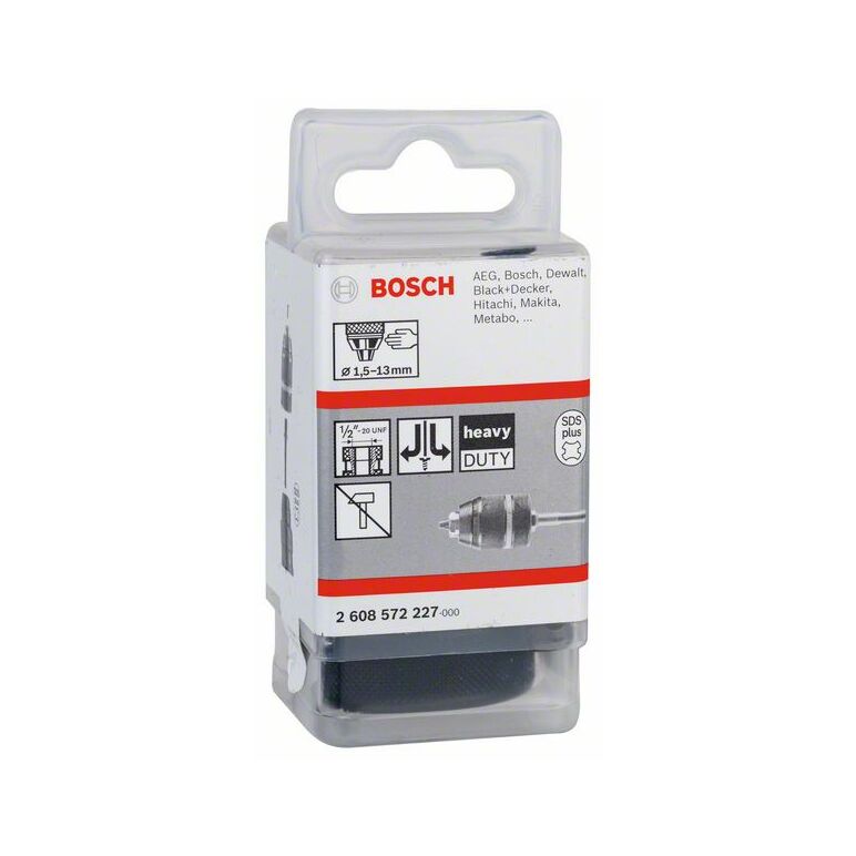 Bosch Schnellspannbohrfutter SDS plus, 1,5 bis 13 mm (2 608 572 227), image 
