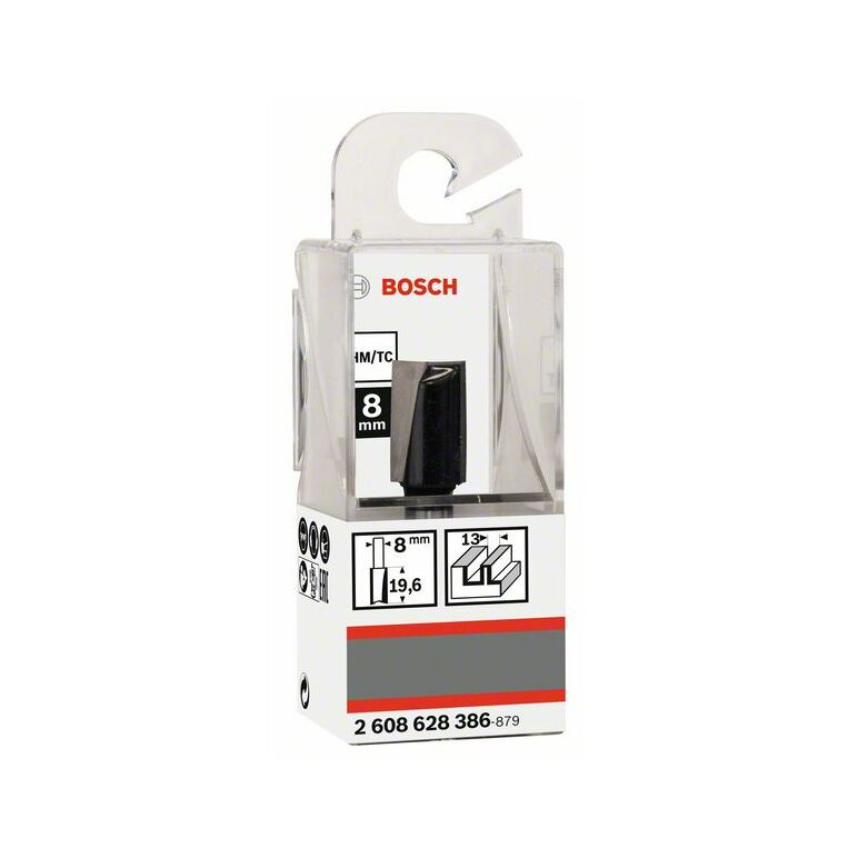 Bosch Nutfräser Standard for Wood, 8 mm, D1 13 mm, L 20 mm, G 51 mm (2 608 628 386), image 