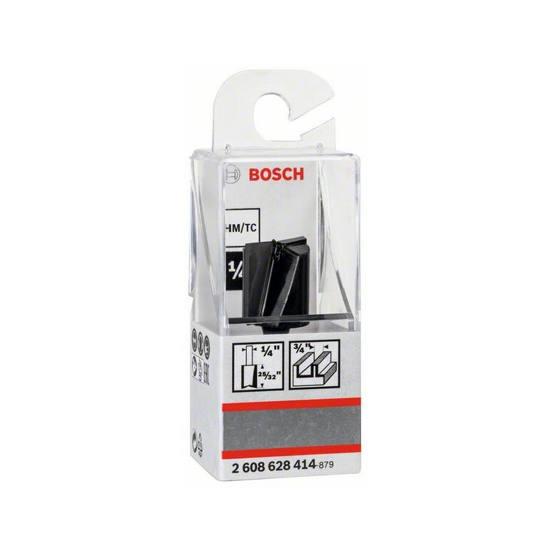 Bosch "Nutfräser 1/4"", D1 19 mm, L 19,5 mm, G 51 mm" (2 608 628 414), image 