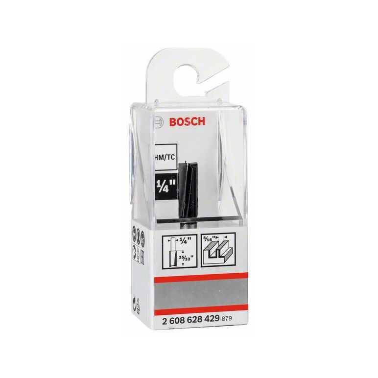 Bosch "Nutfräser 1/4"", D1 8 mm, L 19,5 mm, G 51 mm" (2 608 628 429), image 