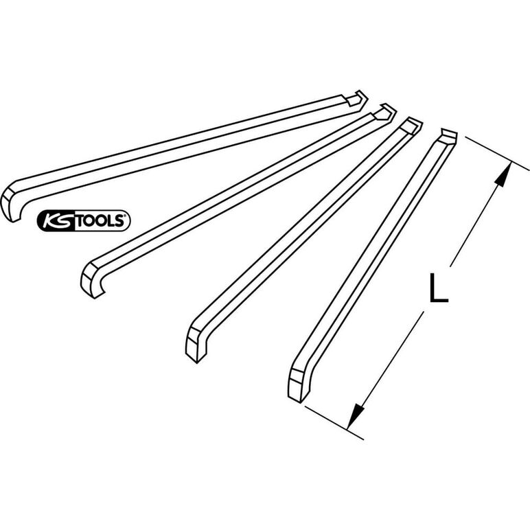 KS Tools Abzieherhaken-Satz für Kugellager-Abzieher, 4-tlg ISO 6007, image _ab__is.image_number.default
