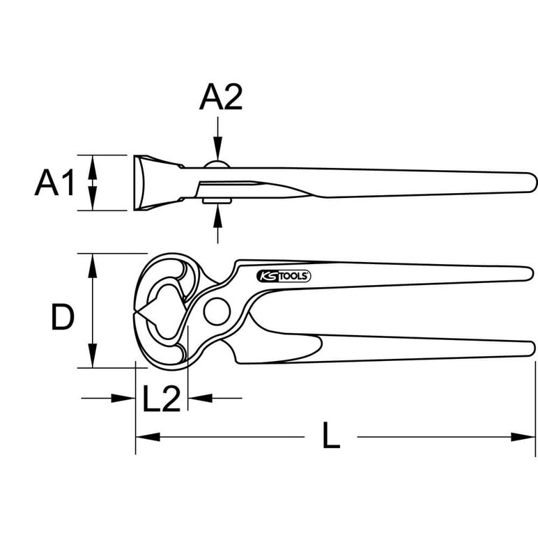 KS Tools BERYLLIUMplus Kneifzange 230 mm, image _ab__is.image_number.default