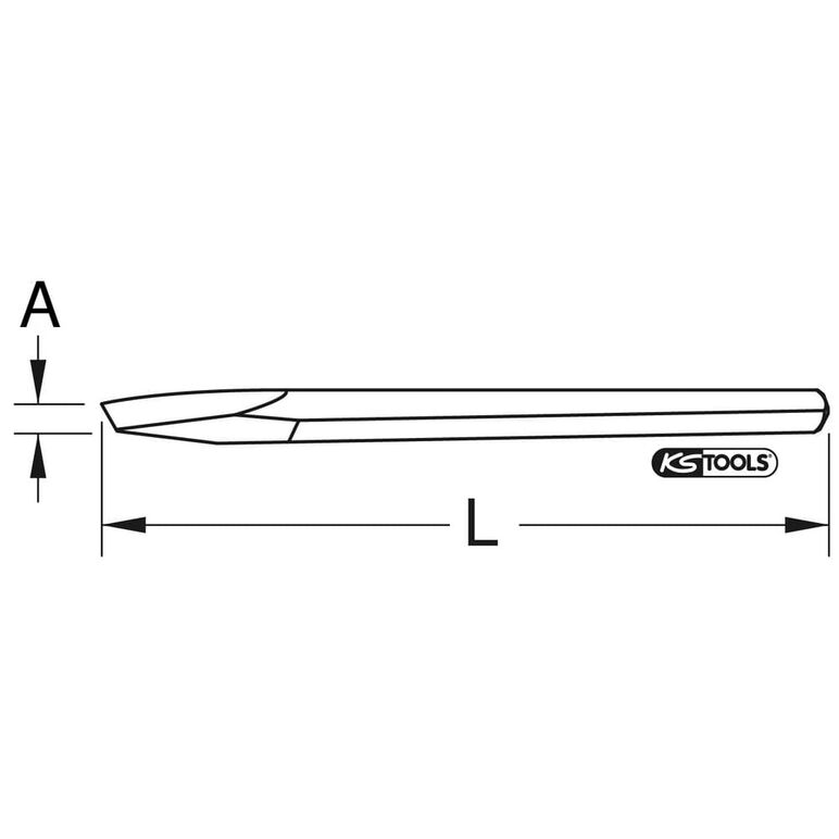 KS Tools BRONZEplus Kreuzmeißel, 400mm, image _ab__is.image_number.default