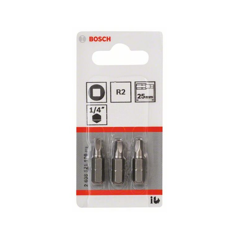 Bosch Schrauberbit Extra-Hart R2, 25 mm, 3er-Pack (2 608 521 109), image _ab__is.image_number.default