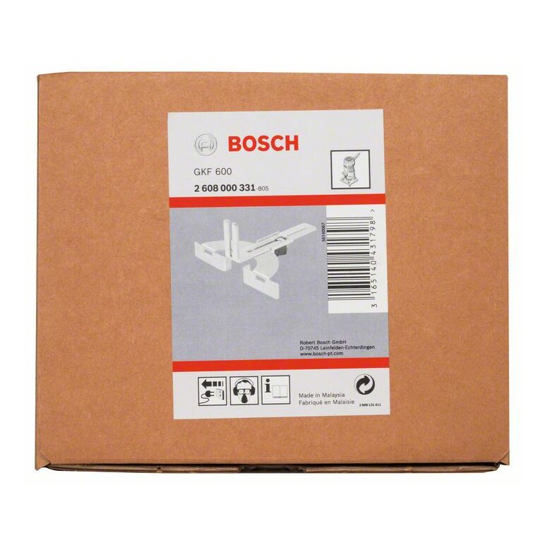 Bosch Parallelanschlag für Bosch-Kantenfräse GKF 600 Professional (2 608 000 331), image 