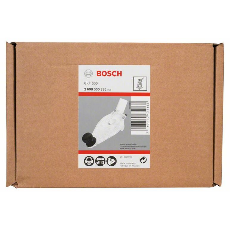 Bosch Grundplatte mit Handgriff und Absaugstutzen (2 608 000 335), image 