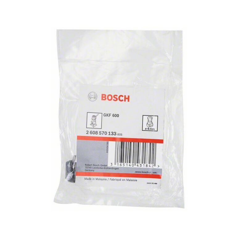 Bosch Spannzange für Bosch-Kantenfräsen, 6 mm (2 608 570 133), image 