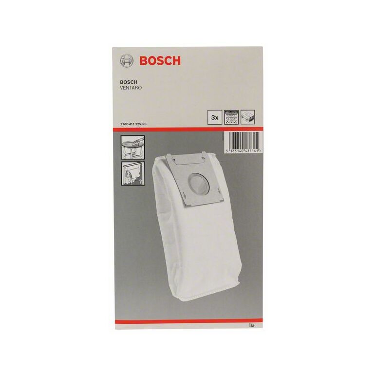 Bosch Staubbeutel, Papierfilterbeutel passend zu Ventaro (2 605 411 225), image 