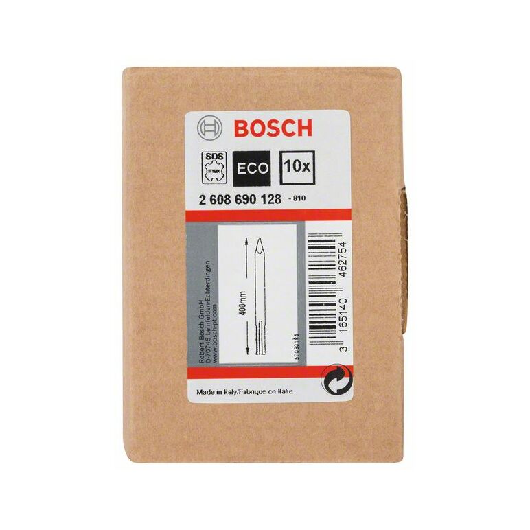 Bosch Spitzmeißel mit SDS max-Aufnahme, 400 mm, 10er-Pack (2 608 690 128), image 