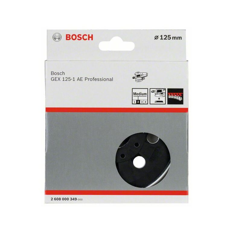 Bosch Schleifteller mittelhart, 125 mm, für GEX 125-1 AE (2 608 000 349), image _ab__is.image_number.default