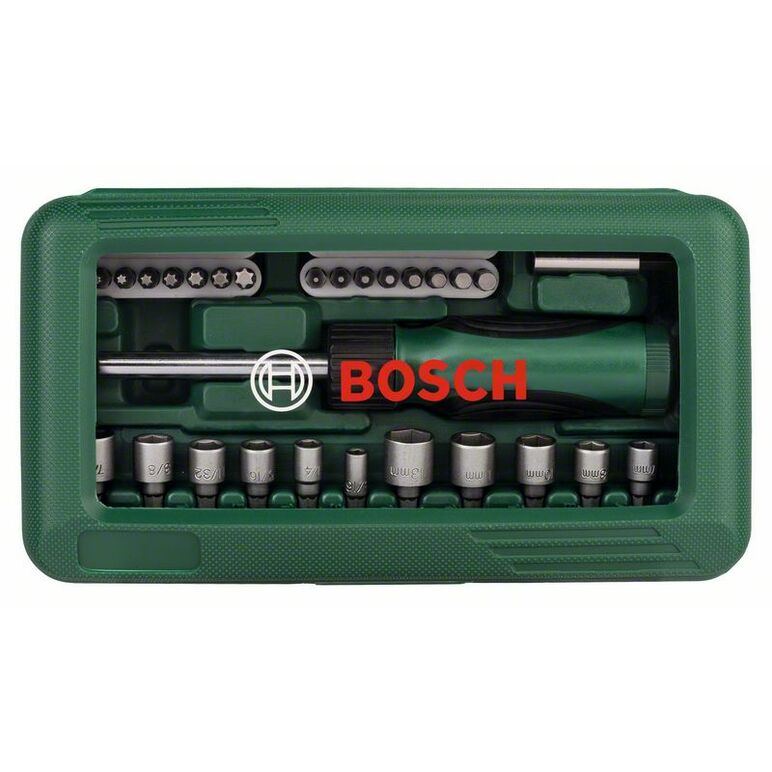 Bosch Schraubendreher-Set, 46-teilig, mit Bit Garage im Handgriff (2 607 019 504), image _ab__is.image_number.default