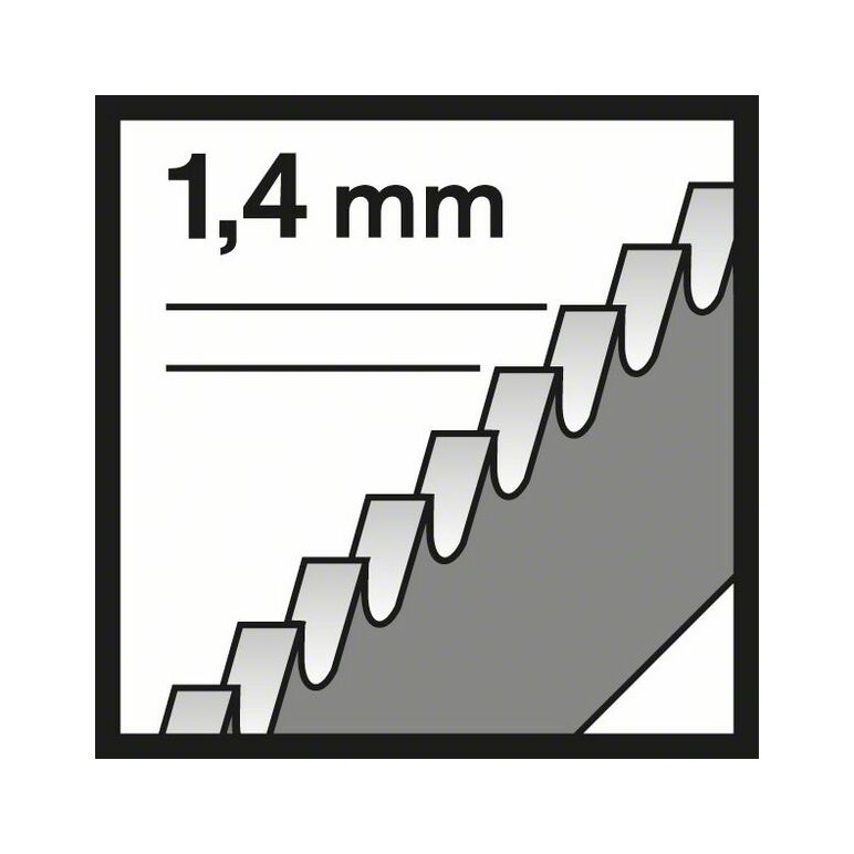 Bosch Stichsägeblatt T 118 EFS Basic for Stainless Steel, 5er-Pack (2 608 636 497), image _ab__is.image_number.default