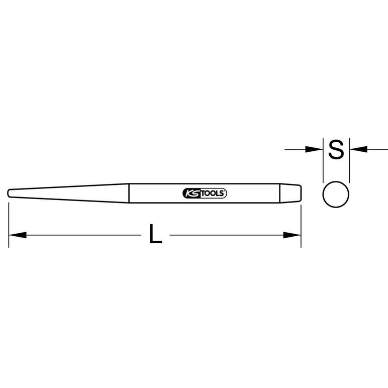 KS Tools Durchgangs-Paßdorn, 36mm, image _ab__is.image_number.default