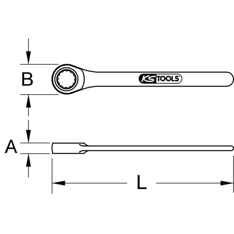 KS Tools EDELSTAHL Einringschlüssel, 60mm, image _ab__is.image_number.default